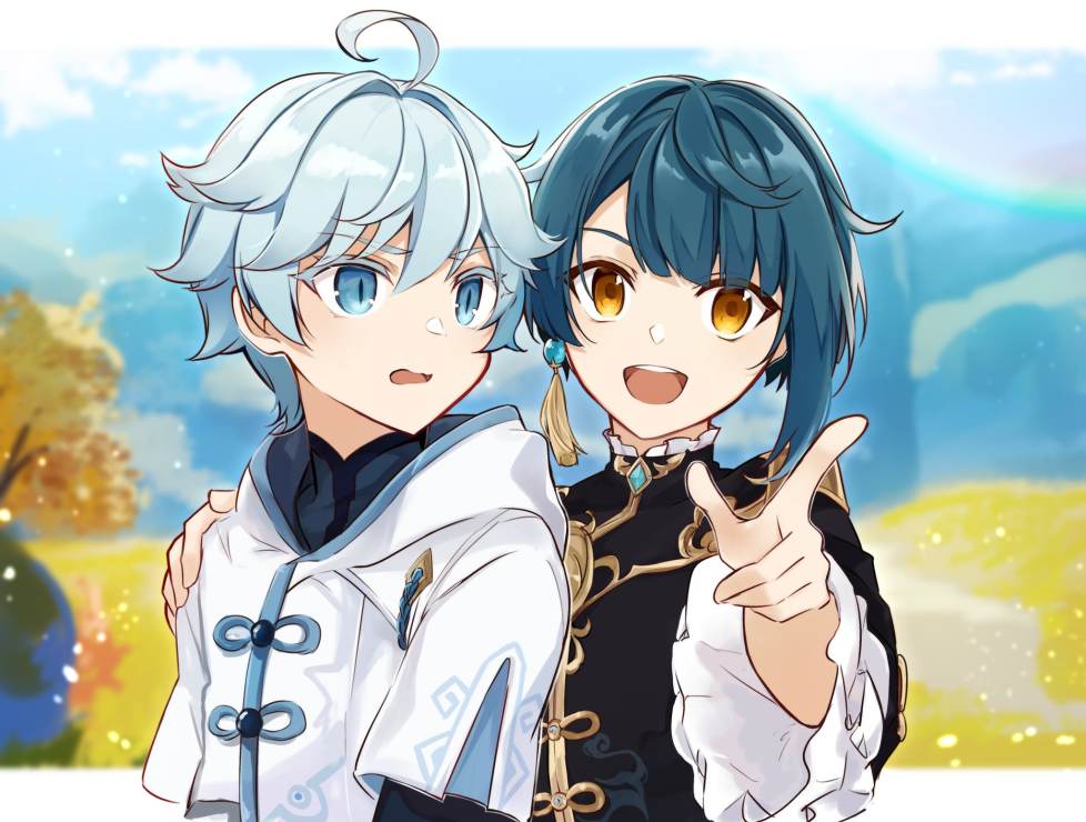 Chongyun And Xingqiu Genshin Impact Official Community