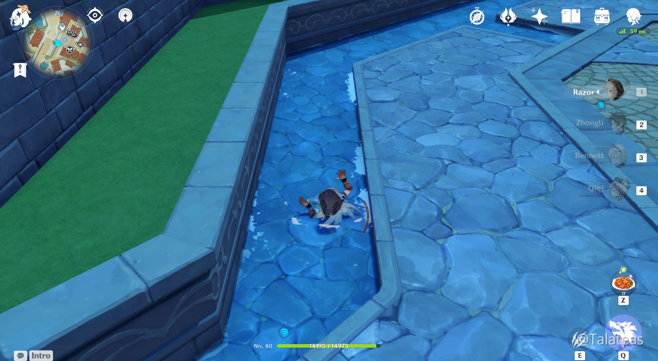 When you glitch the game and you drown in a puddle. Genshin Impact