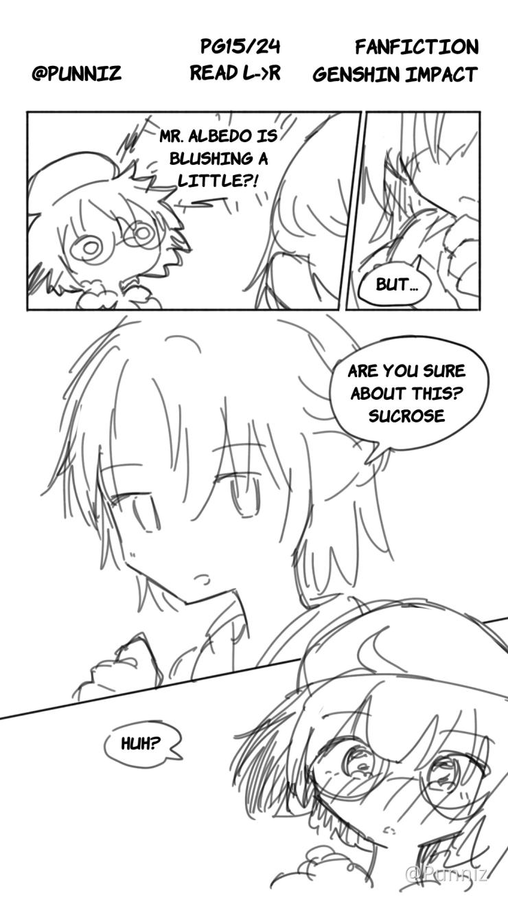 Wholesome Sucrose And Albedo Fan Comic Genshin Impact Official Community