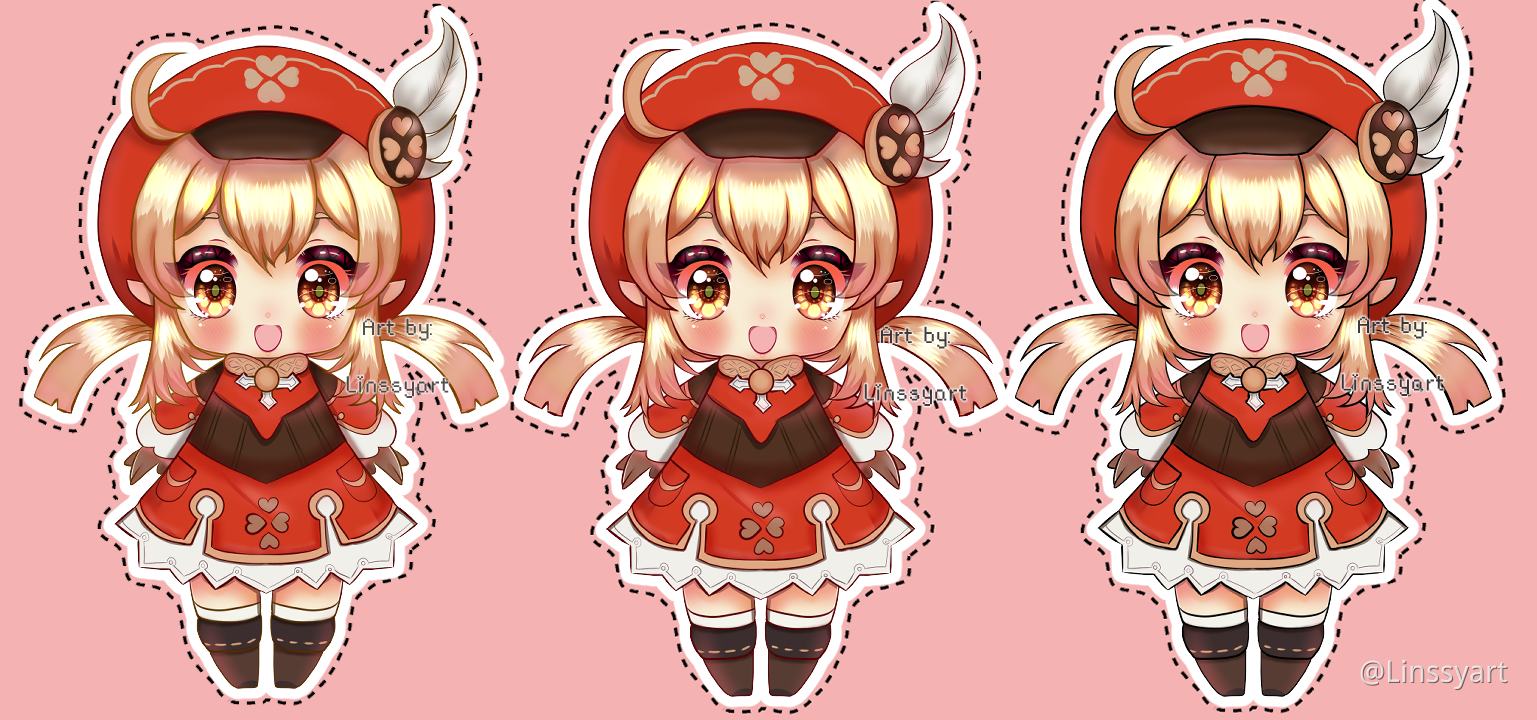 Klee Fanart Chibi Chibi Klee Sticker Genshin Impact Official Community chibi klee sticker genshin impact