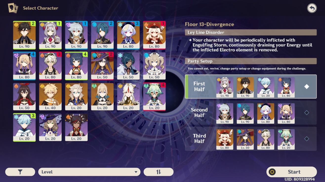 Spiral Abyss What If Third Half Team Genshin Impact Official Community Adventurers know that many secrets and treasures lie in the depths of the spiral. spiral abyss what if third half team