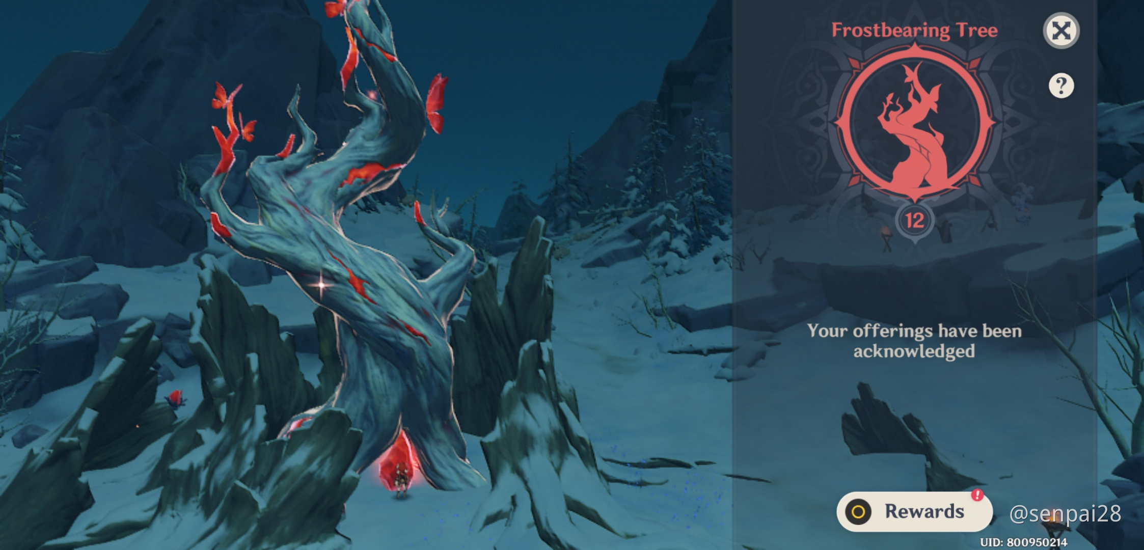 Frost Bearing Tree Lv. 12 Genshin Impact HoYoLAB
