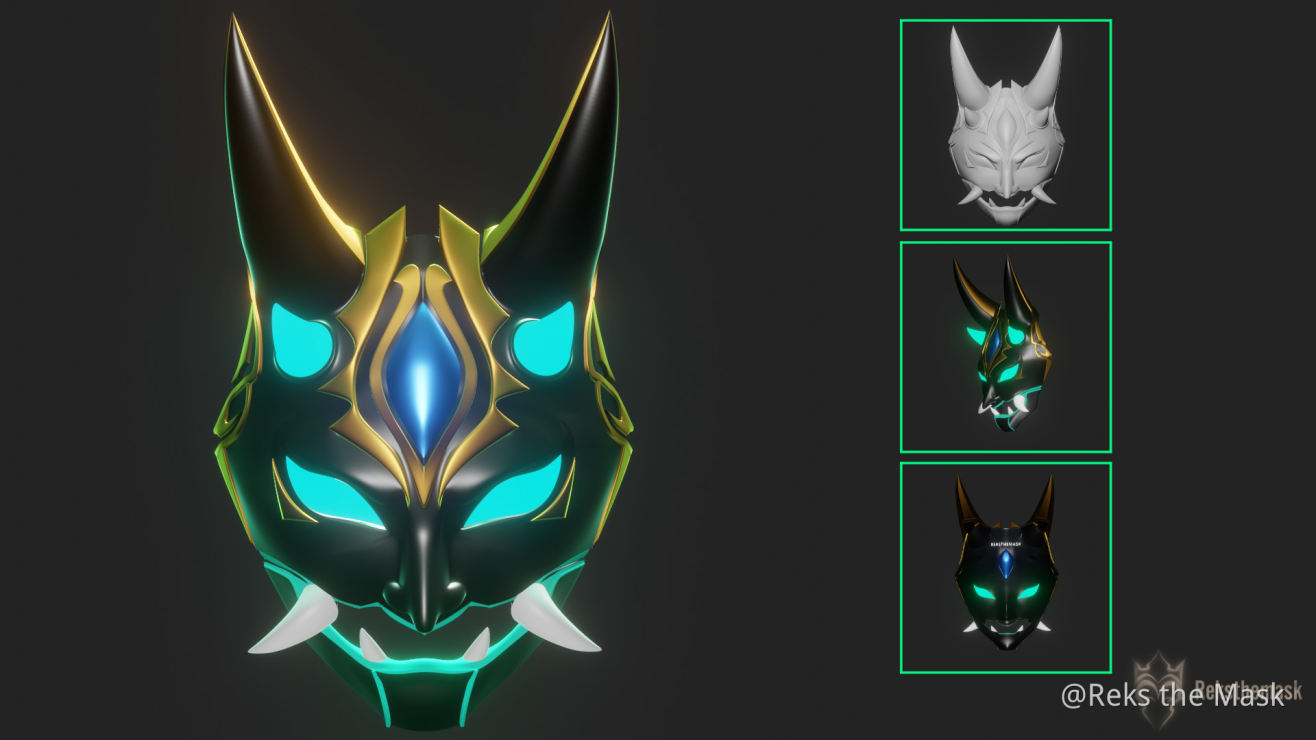 Xiao Genshin Impact Mask Xiao Mask Genshin Impact Official Community xiao mask genshin impact official