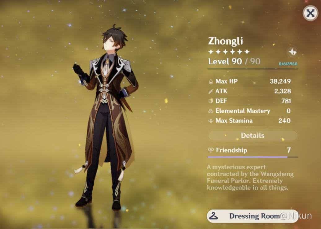 My Zhongli Build Genshin Impact Official Community