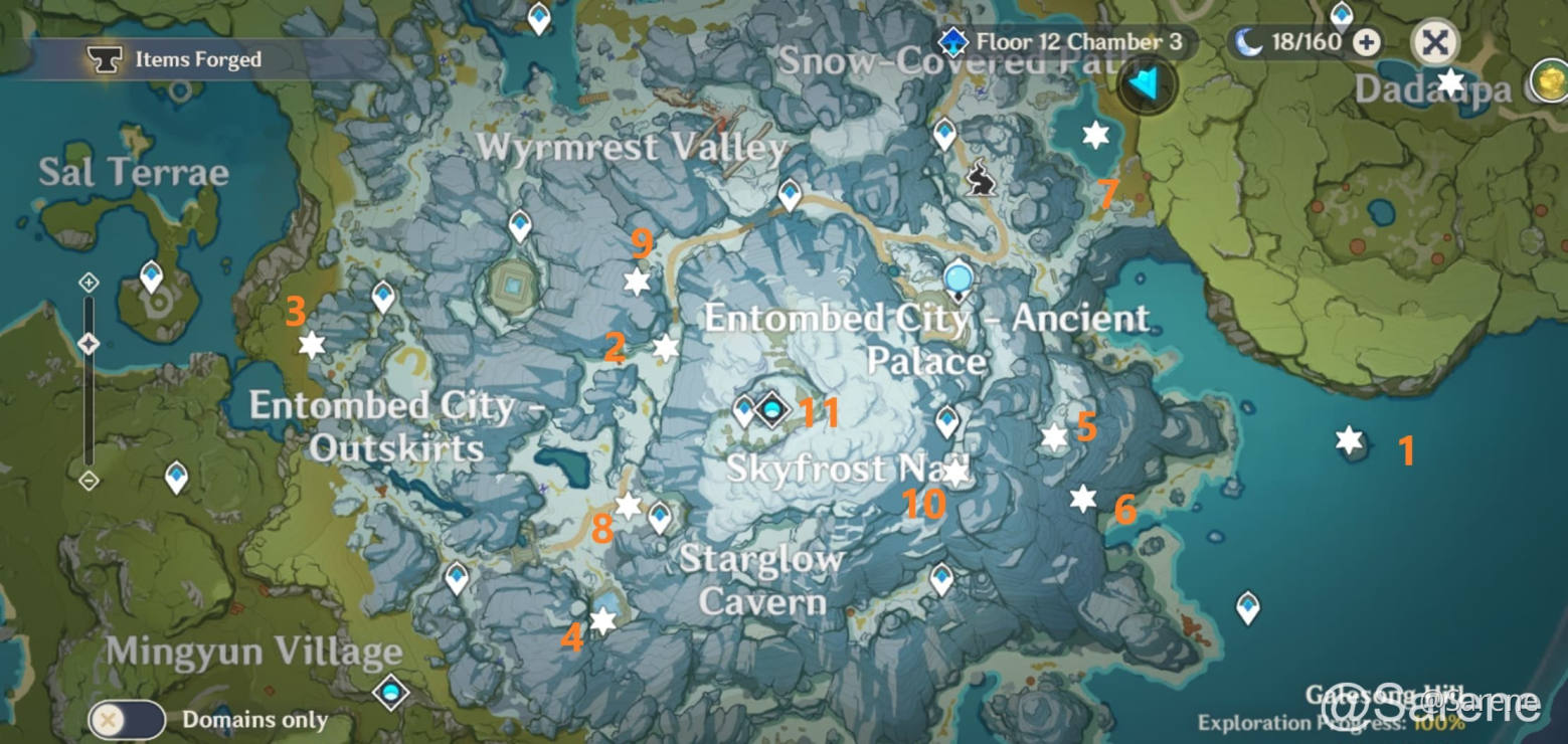 Guide Find All 76 Luxurious Chests Part 3 Dragonspine Genshin Impact Official Community