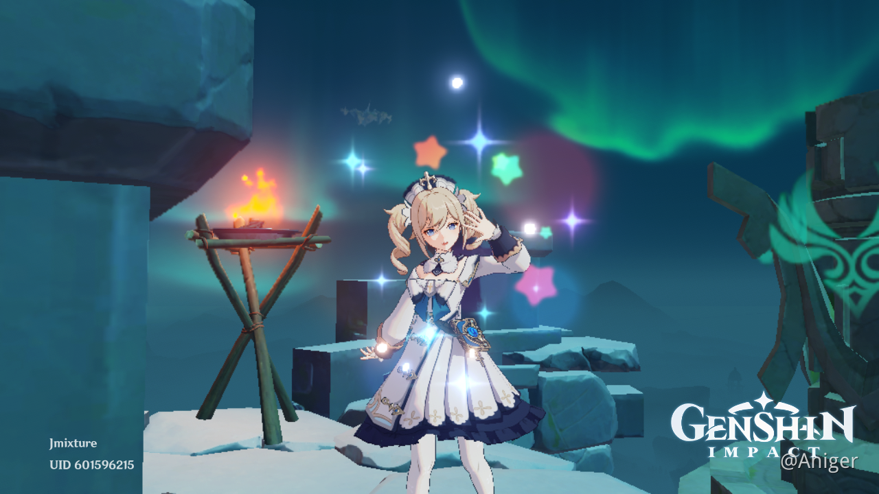 Aurora Boreal Genshin Impact HoYoLAB