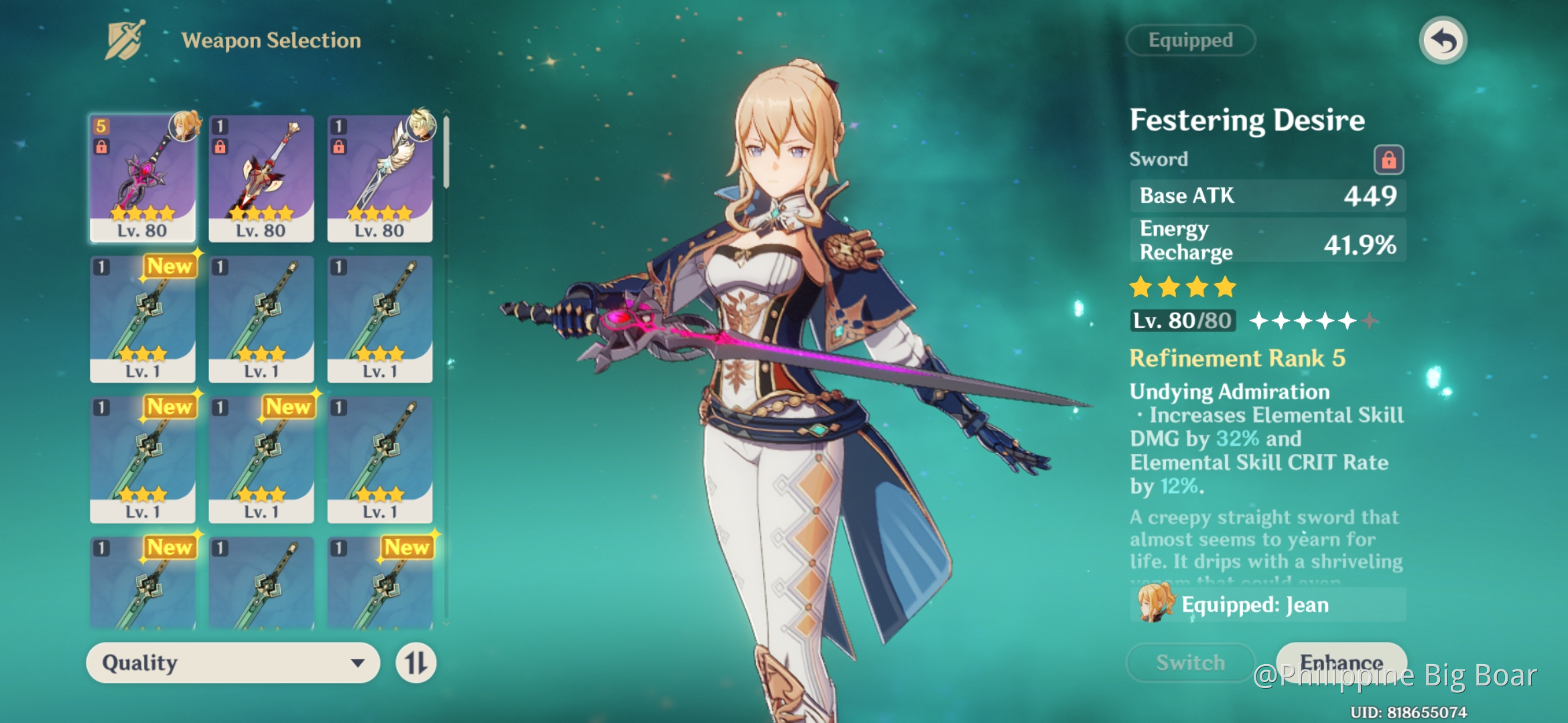 Hello people~ how's this build for Jean?~ 🐗 | Genshin Impact | HoYoLAB