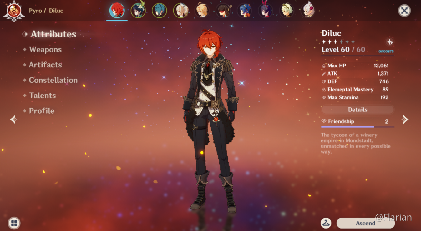 What Are Your Personal Diluc Build Genshin Impact Official Community