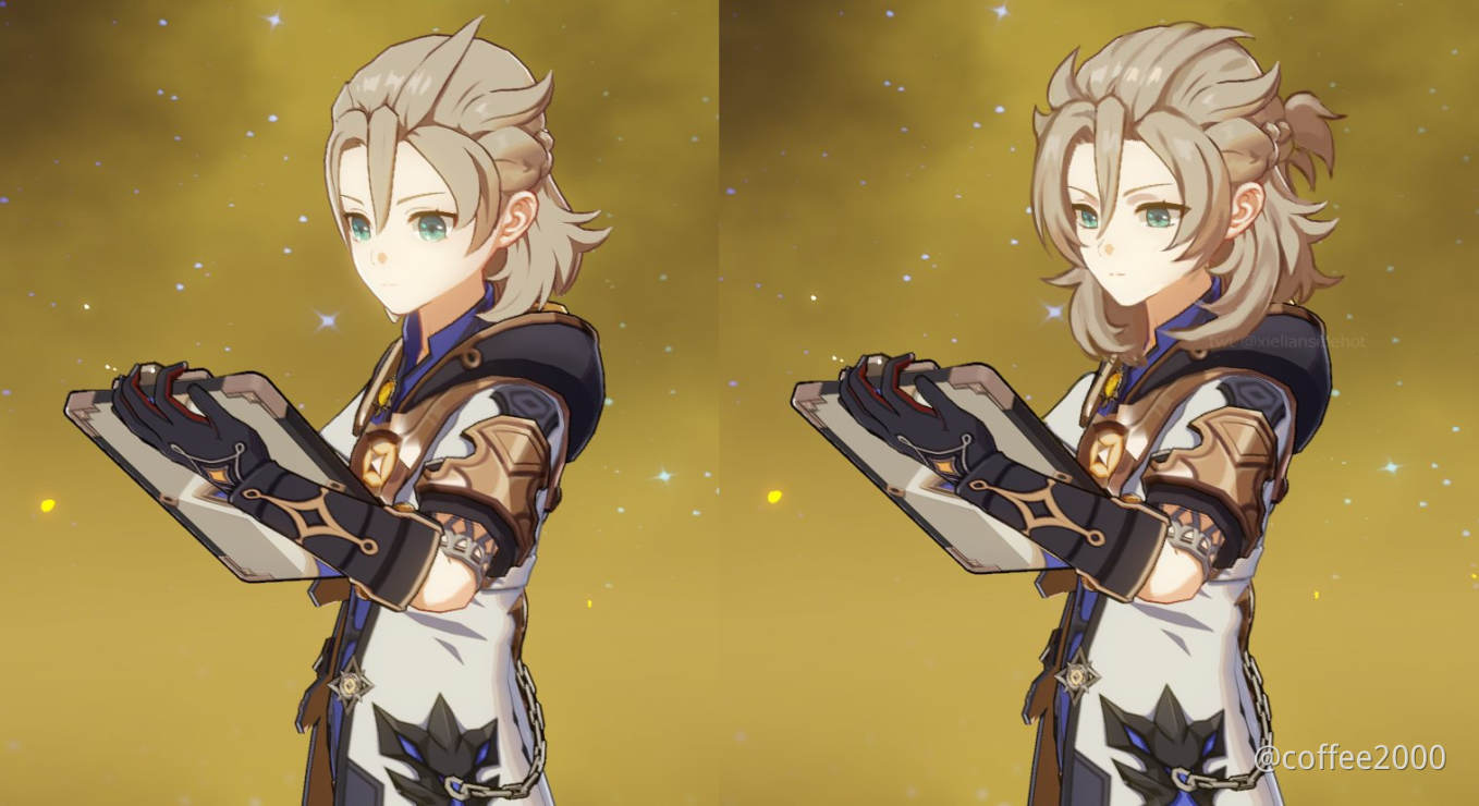Mihoyo Fluff Albedo S Hair Please Genshin Impact Official Community