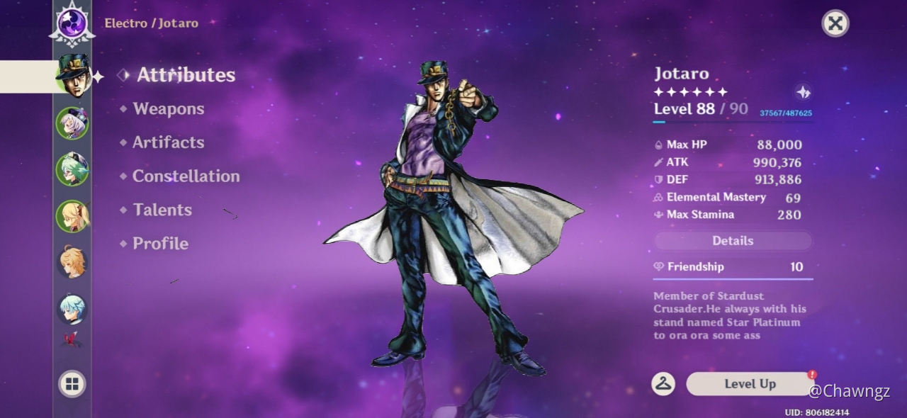 Jotaro In Genshin Impact Genshin Impact Official Community Genshin impact's servers are finally live, and you can grab the game right now from the app store or google.