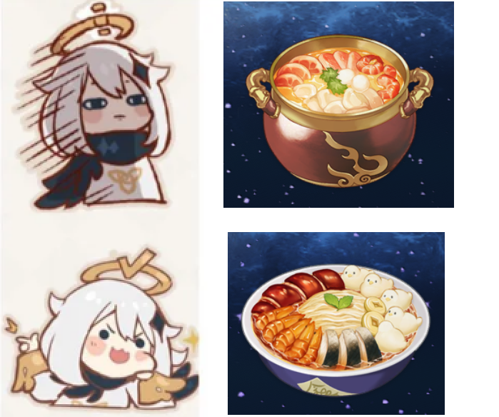 Best Food buff is 3 star No Tomorrow>Adeptus' Temptation Genshin Impact