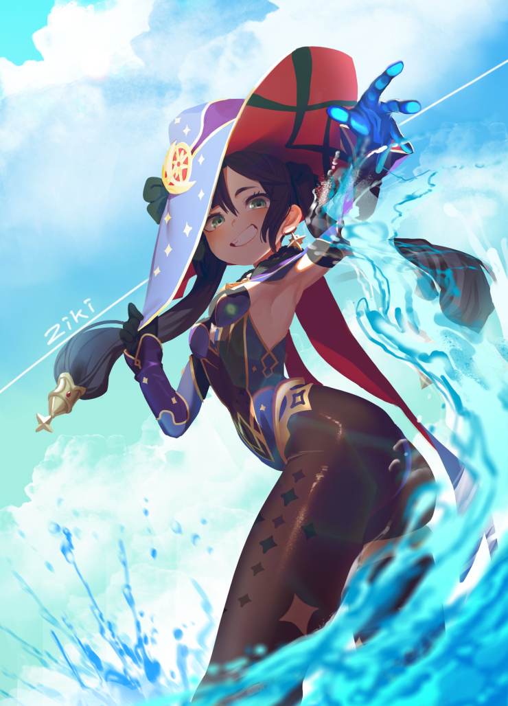 genshin impact mona statue