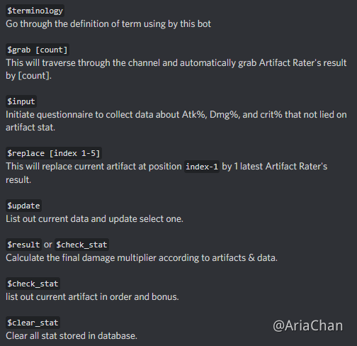 I Ve Made Genshin Atk Calculator Discord Bots 1 0 To Share Genshin Impact Official Community