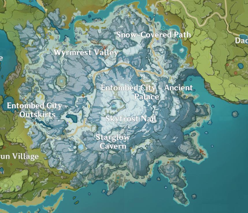 Megamaps Dragonspine 12057x10381 Genshin Impact Official Community
