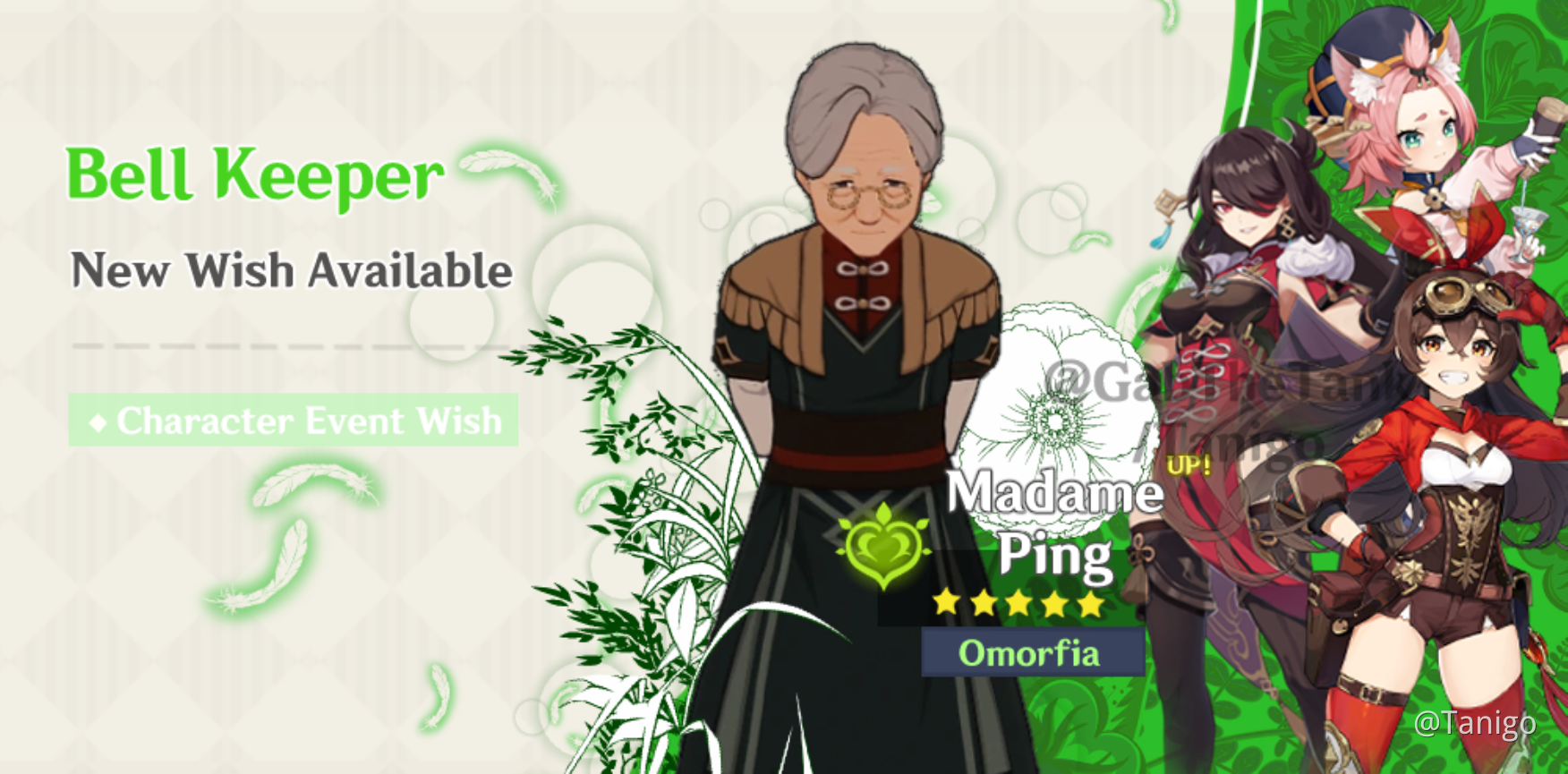 Fan made Madame ping's banner Genshin Impact | HoYoLAB