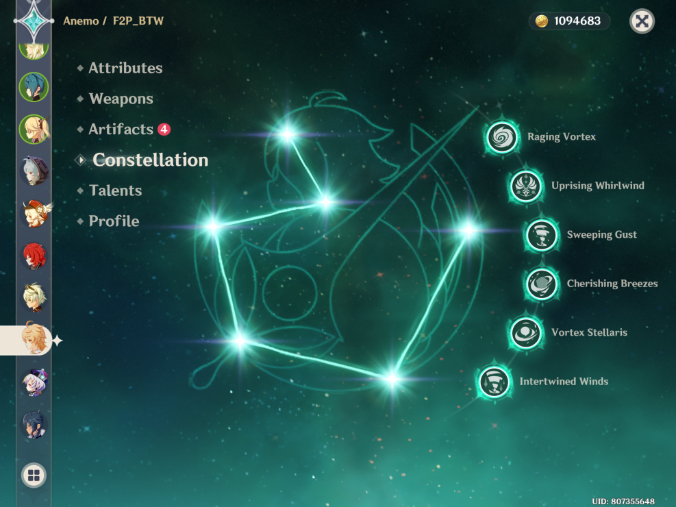 Flexing My C6 5 Character F2p Btw 3 Mihoyo Player Community