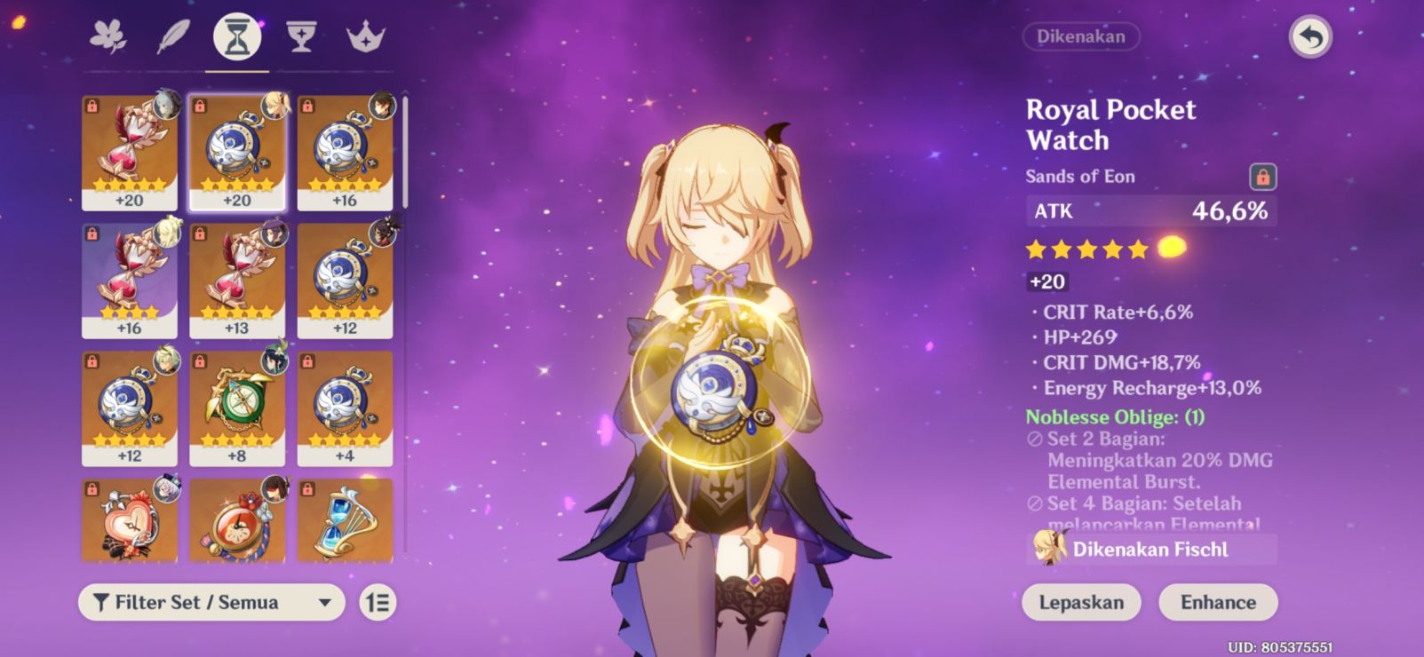 My Fischl Physical Dps Genshin Impact Official Community