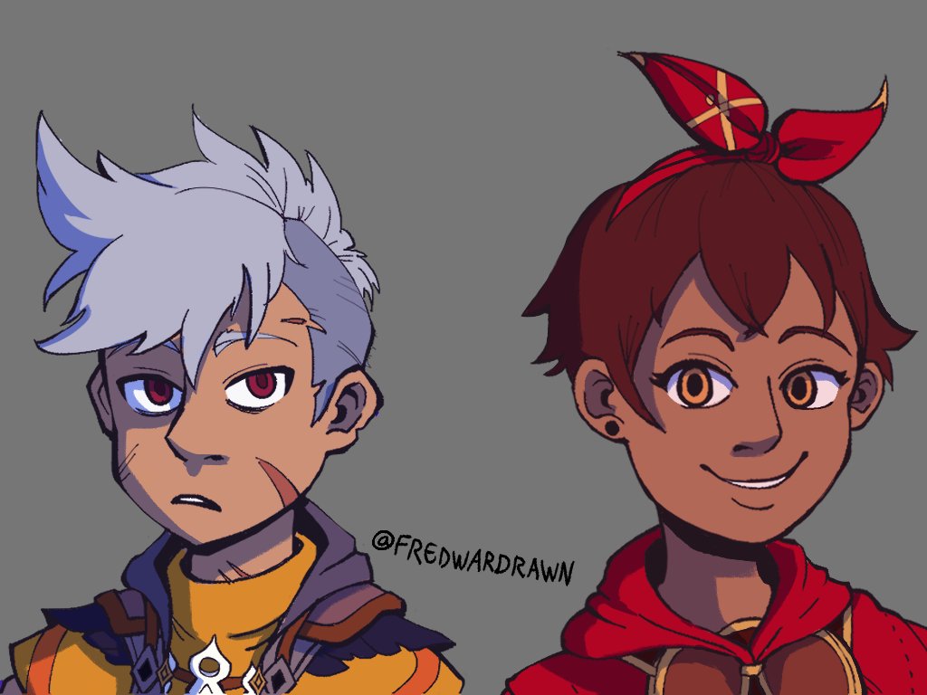 Mondstadt Kids With Different Hairstyles! Genshin Impact 