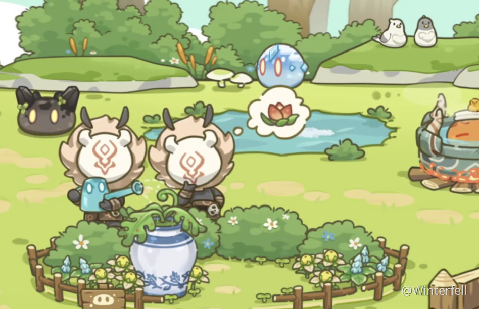 Discussion Thoughts On A Housing System And Slime Paradise Event In Genshin Impact Genshin Impact Official Community