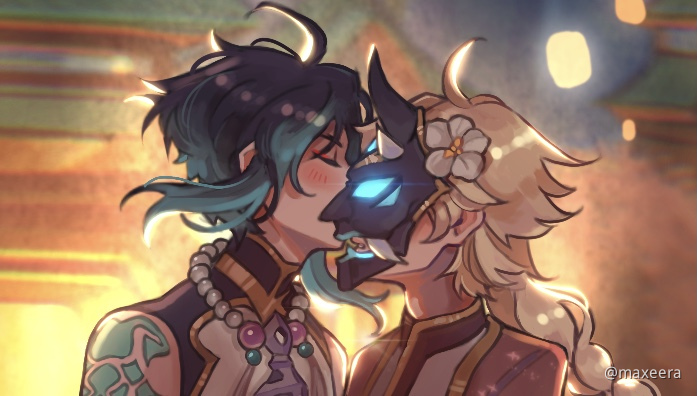 xiao and aether xiao and aether