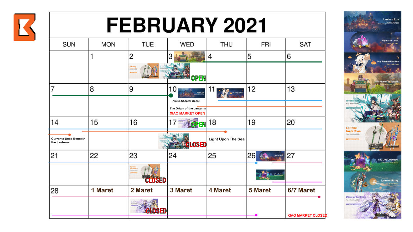 February Calendar Event I Hope It Will Help Genshin Impact Official Community
