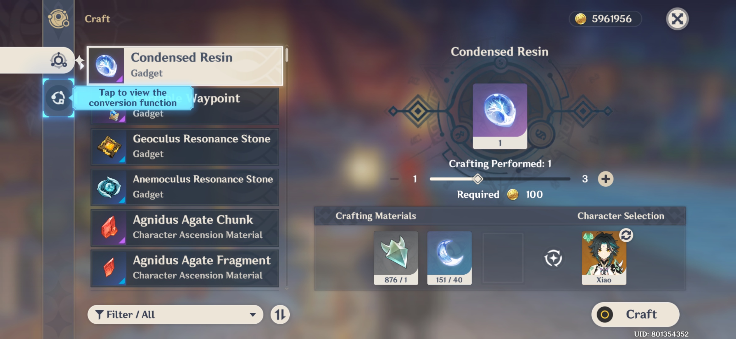 [Guide] How to use Dust of Azoth to convert any character ascension