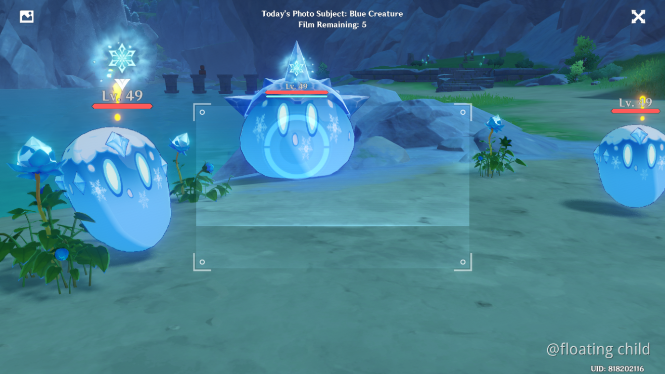 Blue Creature Genshin Impact Official Community