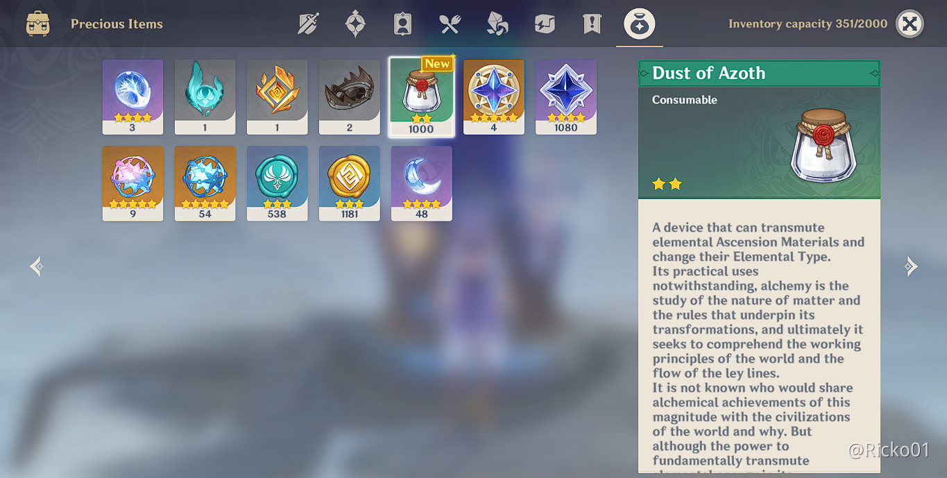 ANYONE KNOW ABOUT THIS ITEMS? Genshin Impact HoYoLAB