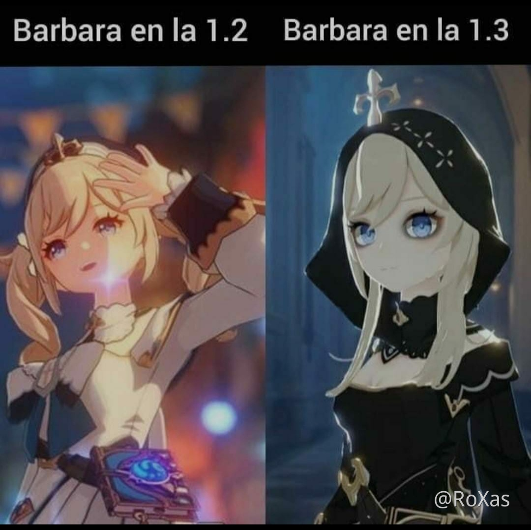 Barbara Gigachad Meme Template : r/Genshin_Memepact