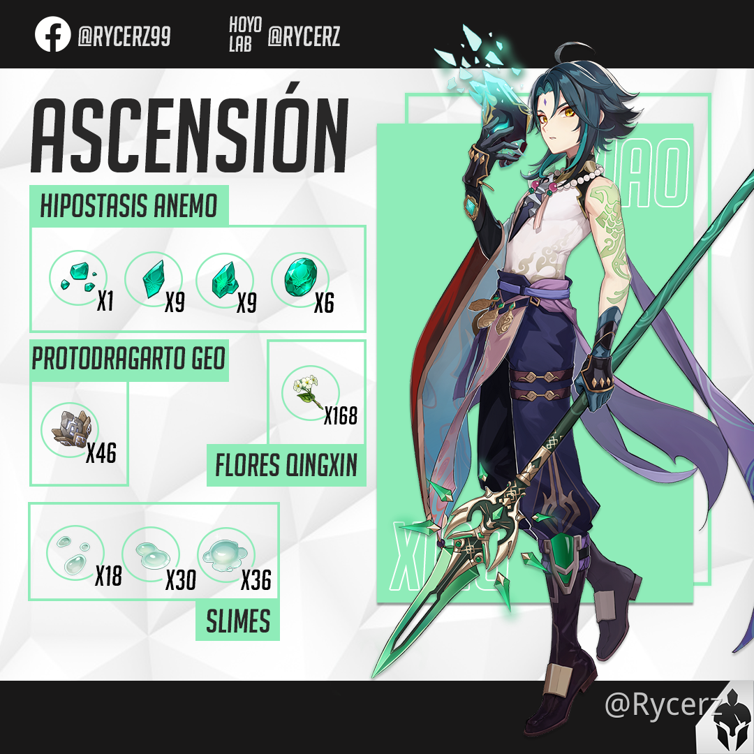 ¡Guía de Xiao! Materiales de ascensión, armas, talentos y demás