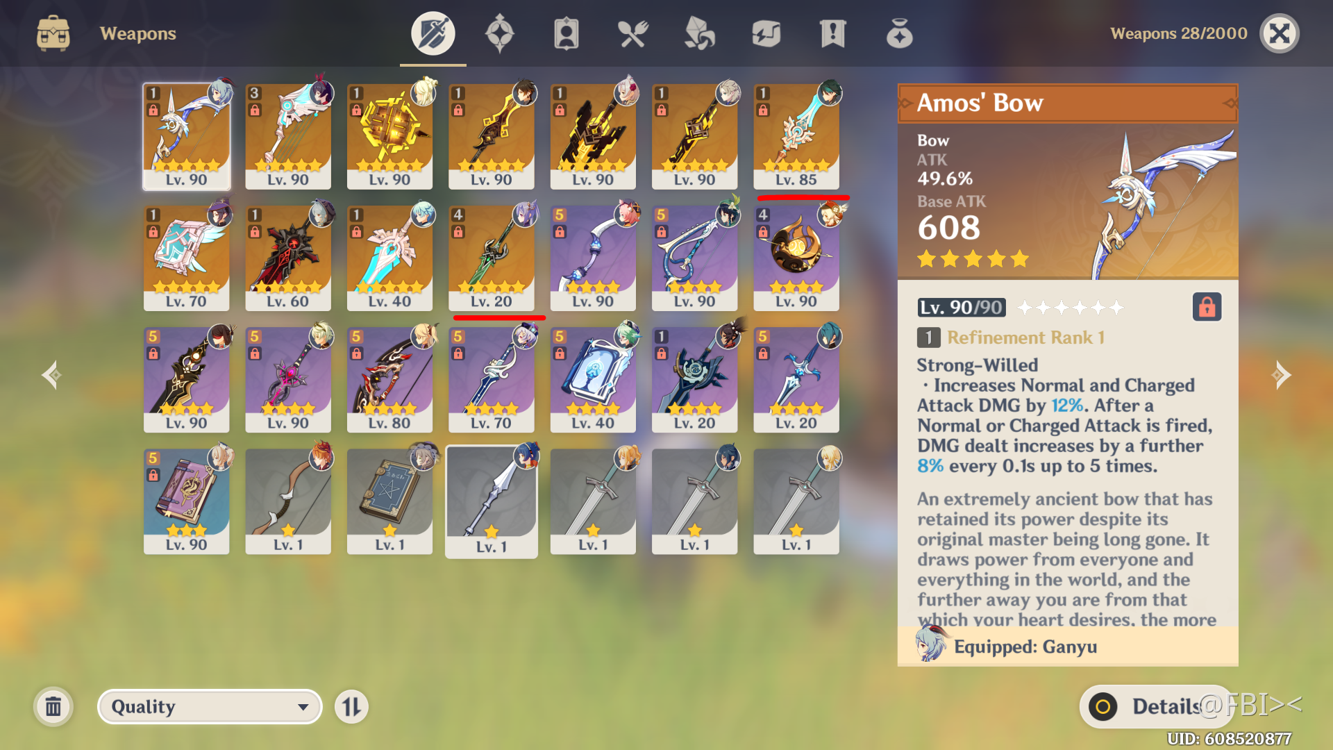 The waeapon Banner rate Genshin Impact HoYoLAB