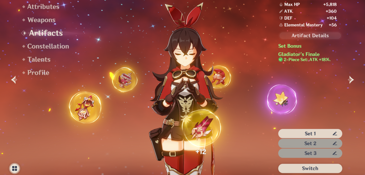 Mihoyo I Have To Use The Same Artifact On 3 Characters Because Of Trash Stat Rng So At Least Make It More Convenient To Swap Them Pls Genshin Impact Official Community