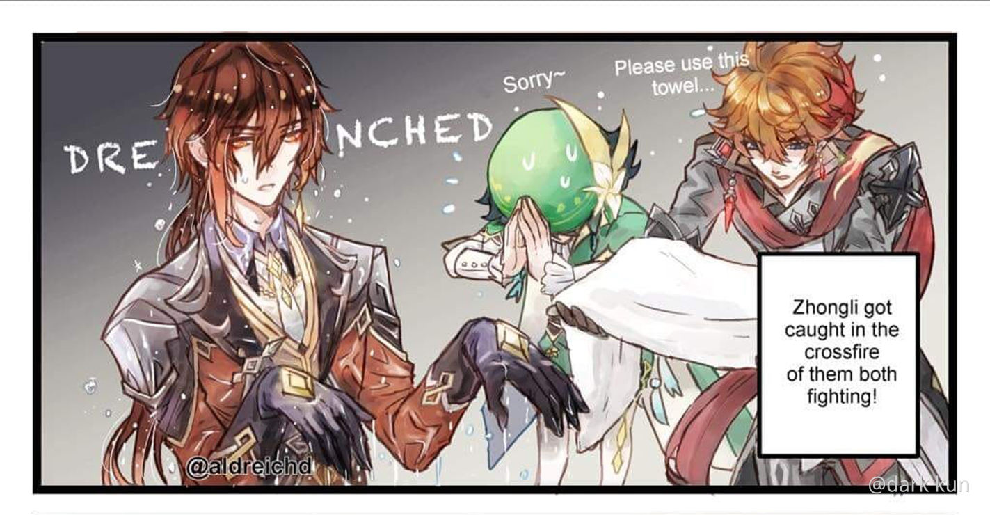 How Childe found out Zhongli was Rex Lapis ((okno - Genshin Impact - Official Community