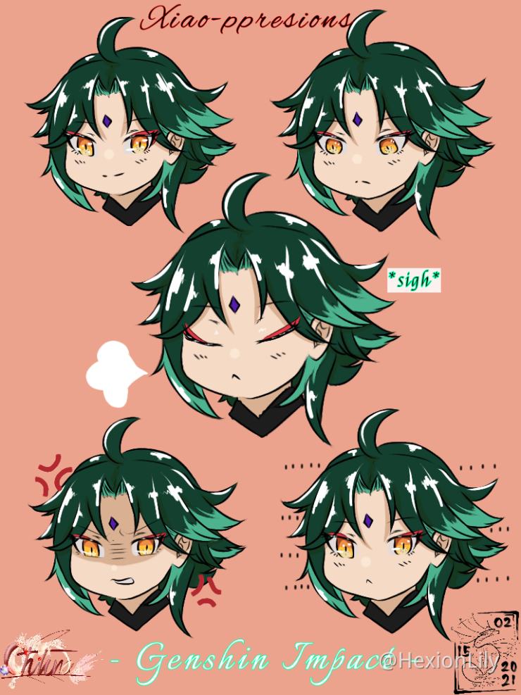 photo Xiao Genshin Impact Icon xiao ppresions icons genshin impact