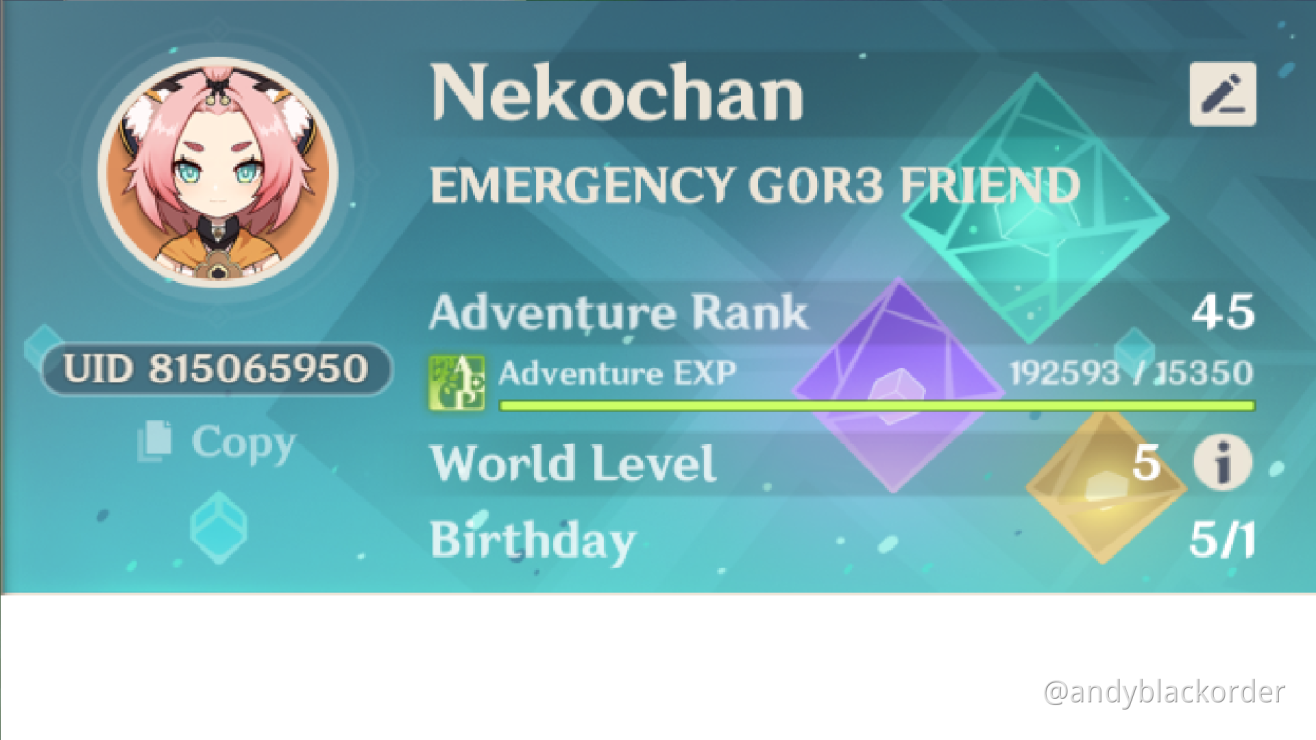 How S Your Adventure Exp Genshin Impact Official Community How S Your Adventure Exp Genshin Impact Official Community