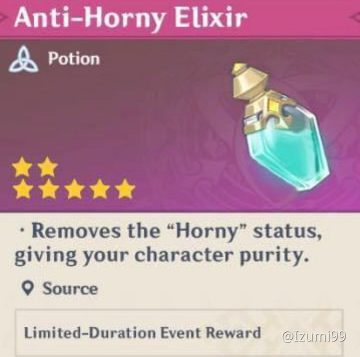 Legendary Potion Genshin Impact HoYoLAB