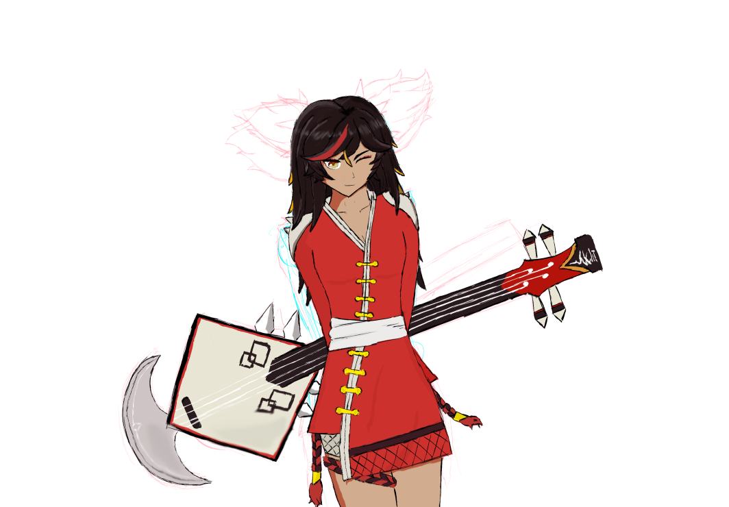 A Sea Of Lights Xinyan Genshin Impact Official Community