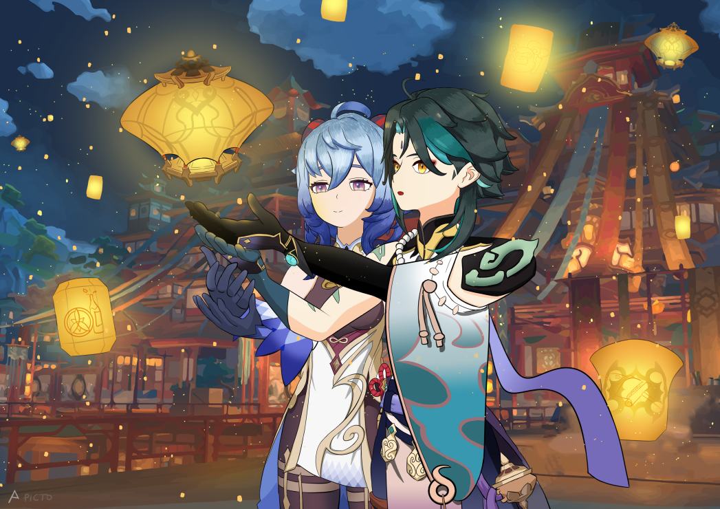 Xiao Gradually Discovers The New Liyue And Throws His First Lantern A Sea Of Lights Event Fan Art Genshin Impact Official Community Xiao Gradually Discovers The New Liyue And Throws His First Lantern A Sea Of Lights Event Fan Art Genshin Impact Official Community