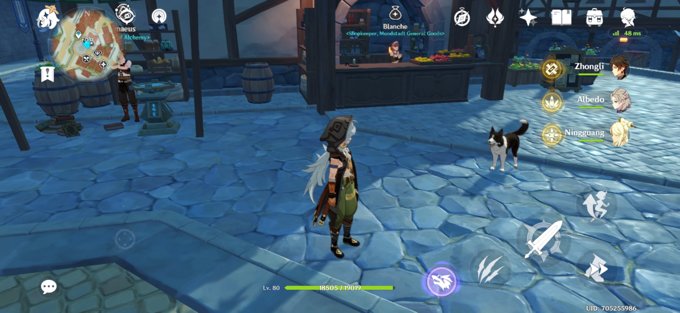 Razor and Dog.. Genshin Impact HoYoLAB