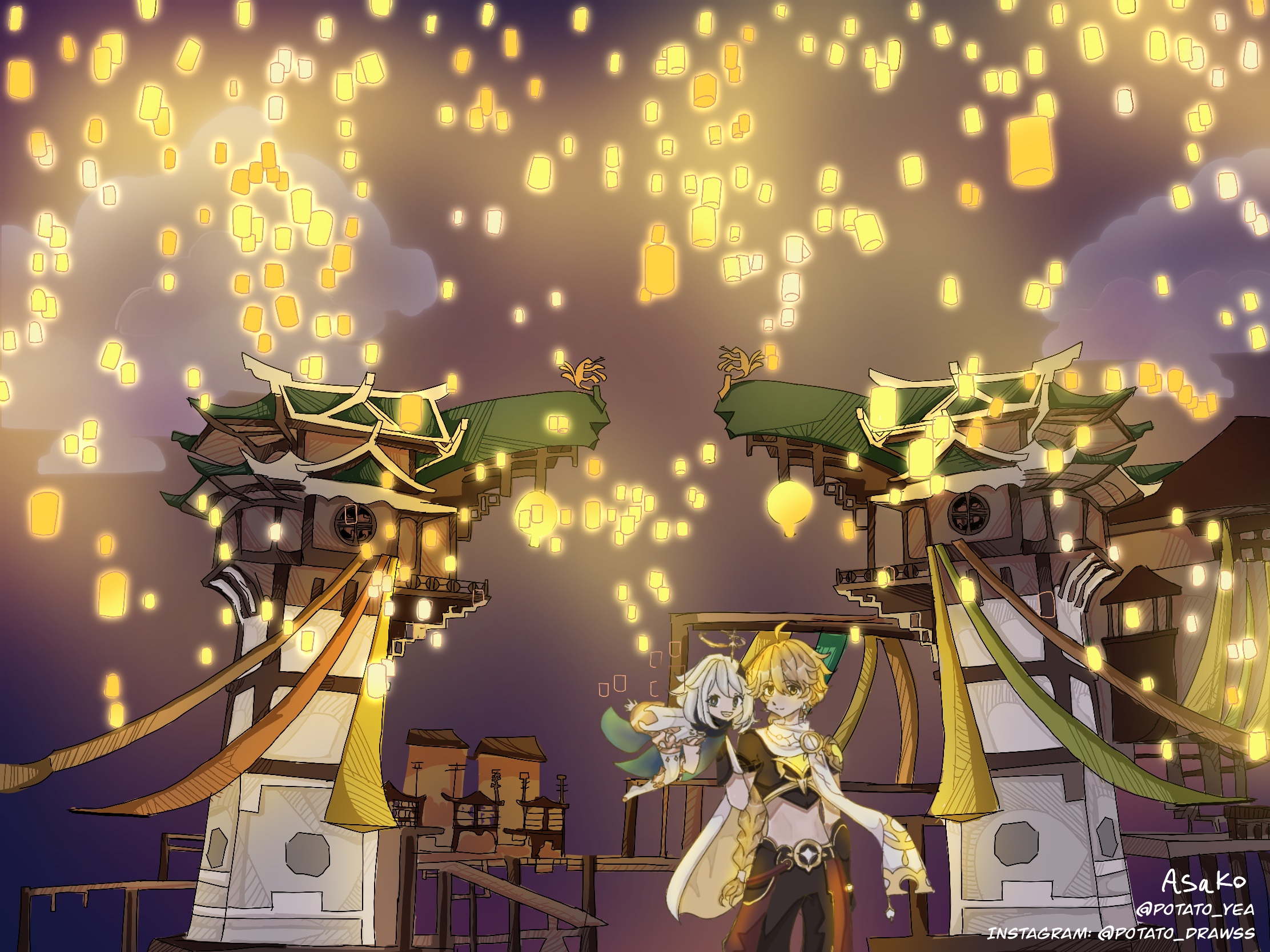 Lanterns of Light Genshin Impact HoYoLAB