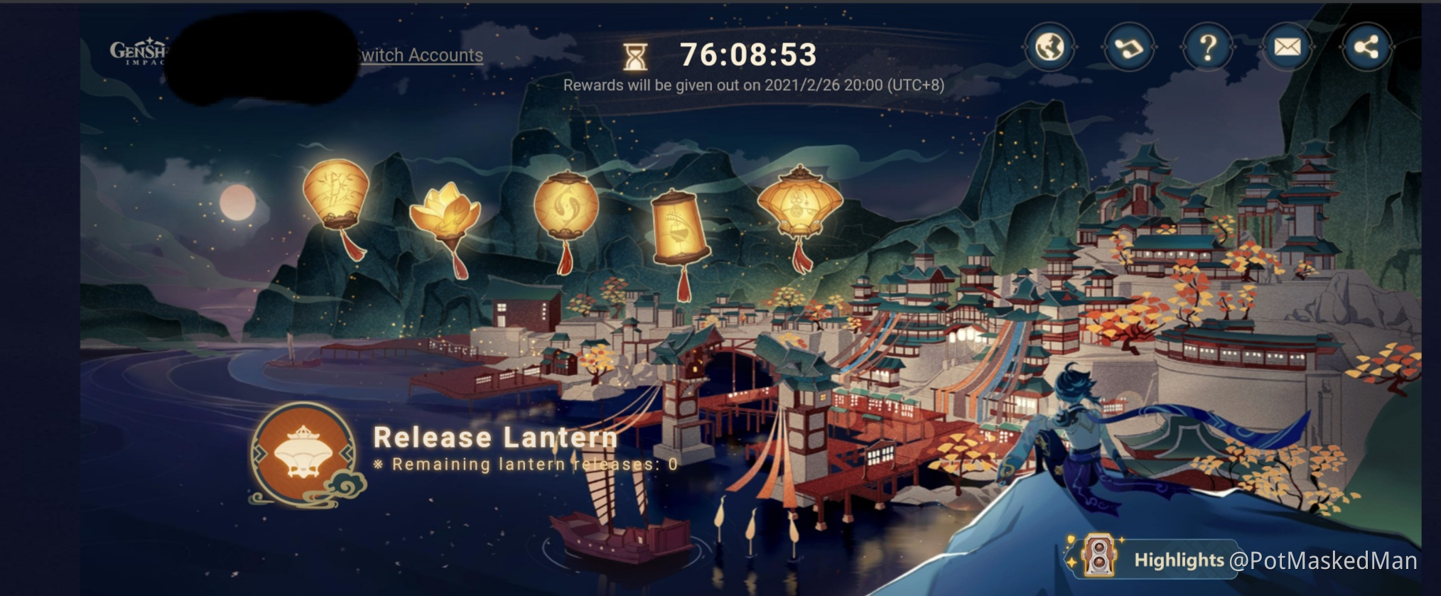 Howya doing with your Xiao Lanterns releases? Genshin Impact HoYoLAB