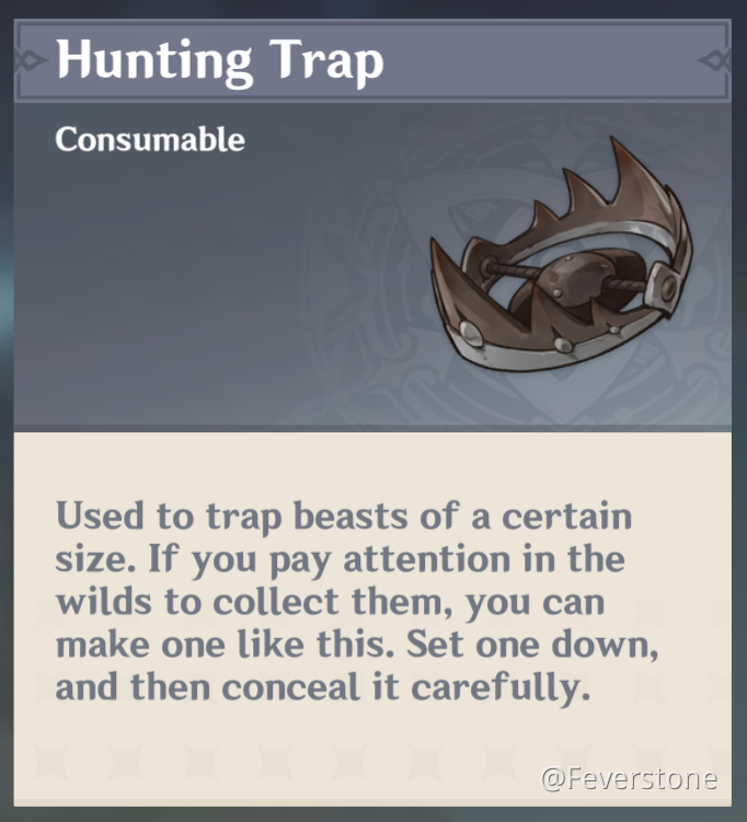 Hunting Trap? Genshin Impact HoYoLAB