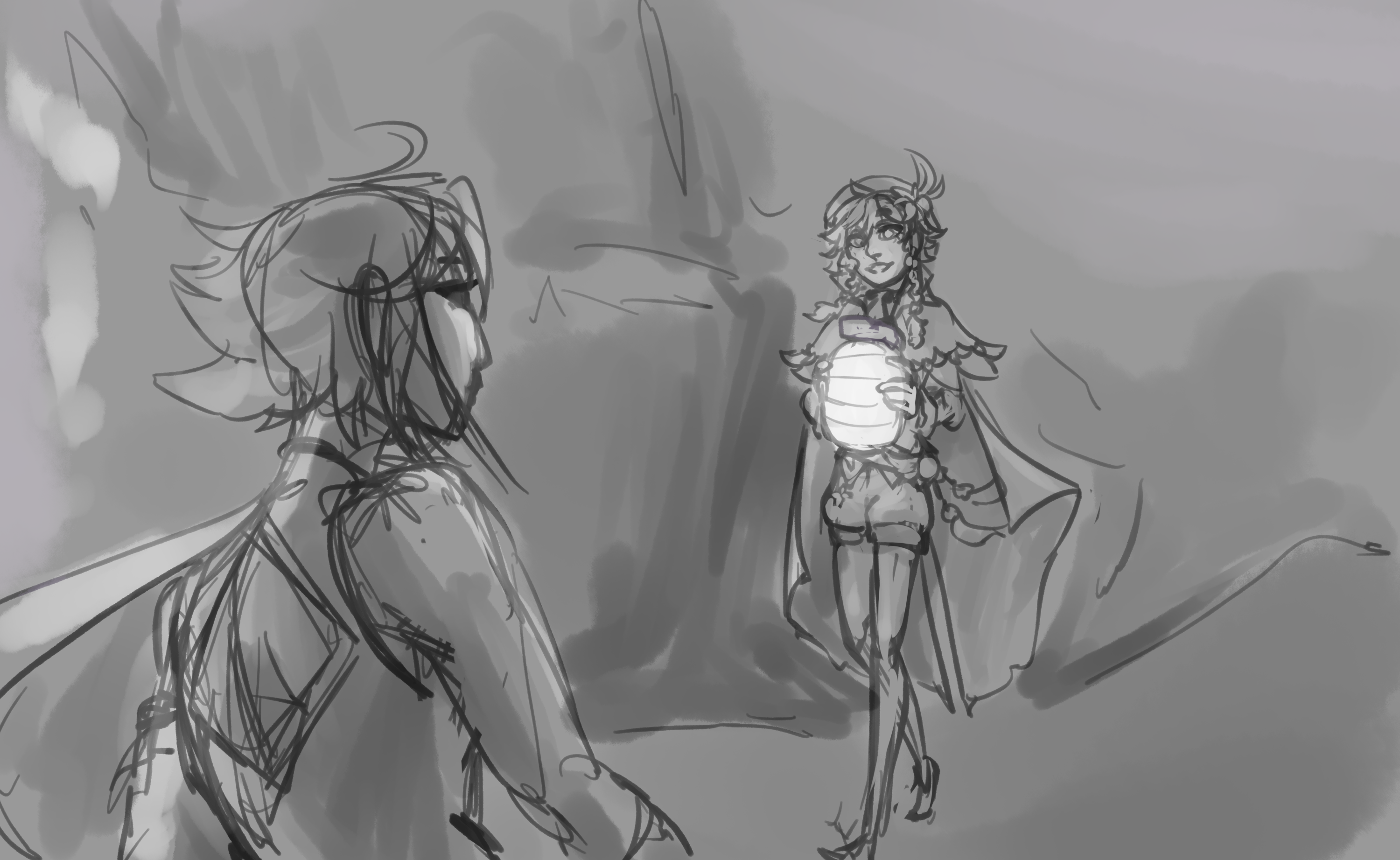 A Sea Of Lights "Guest From Afar" Genshin Impact HoYoLAB