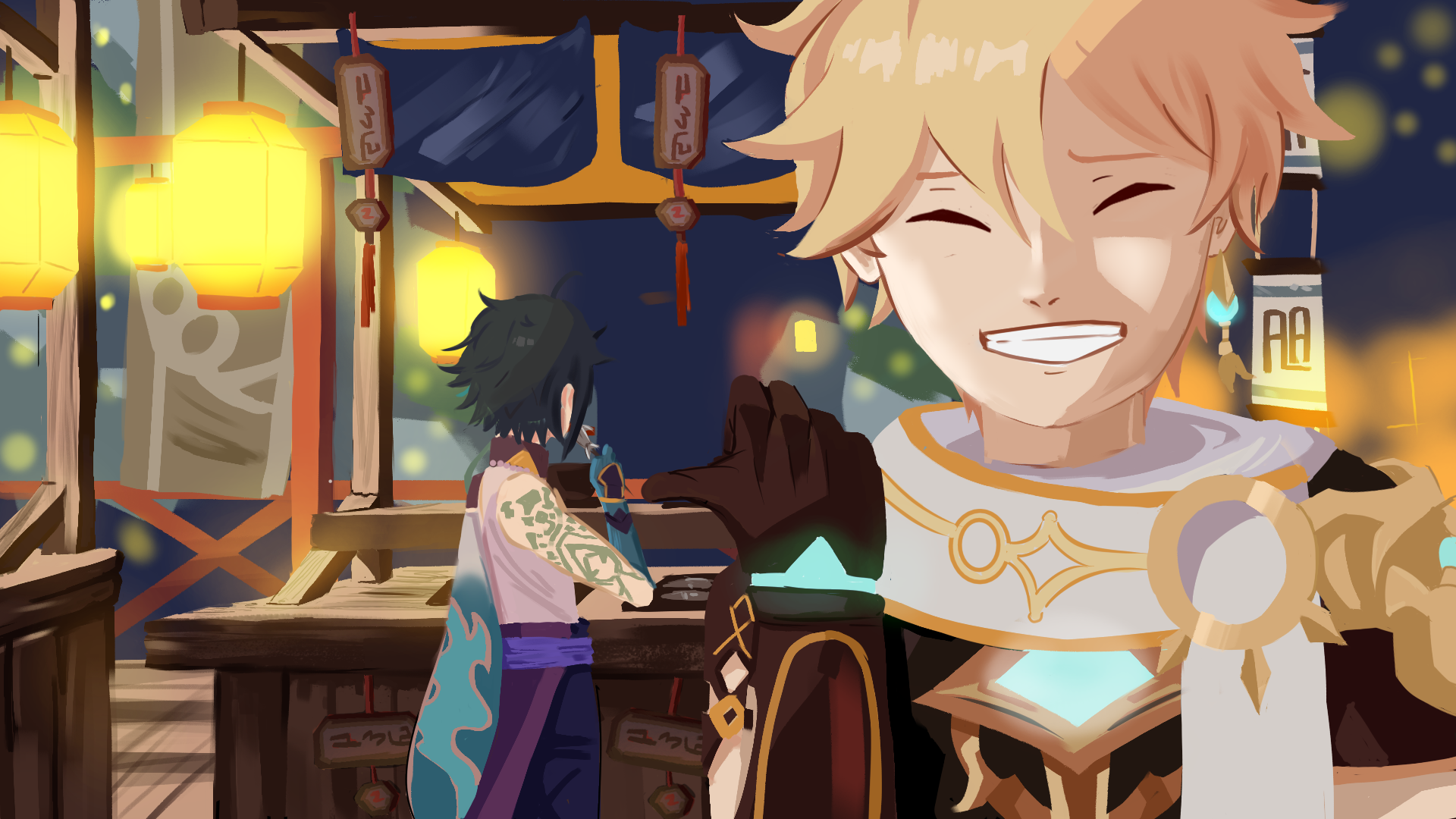 A Sea of Lights Liyue Harbor Genshin Impact HoYoLAB