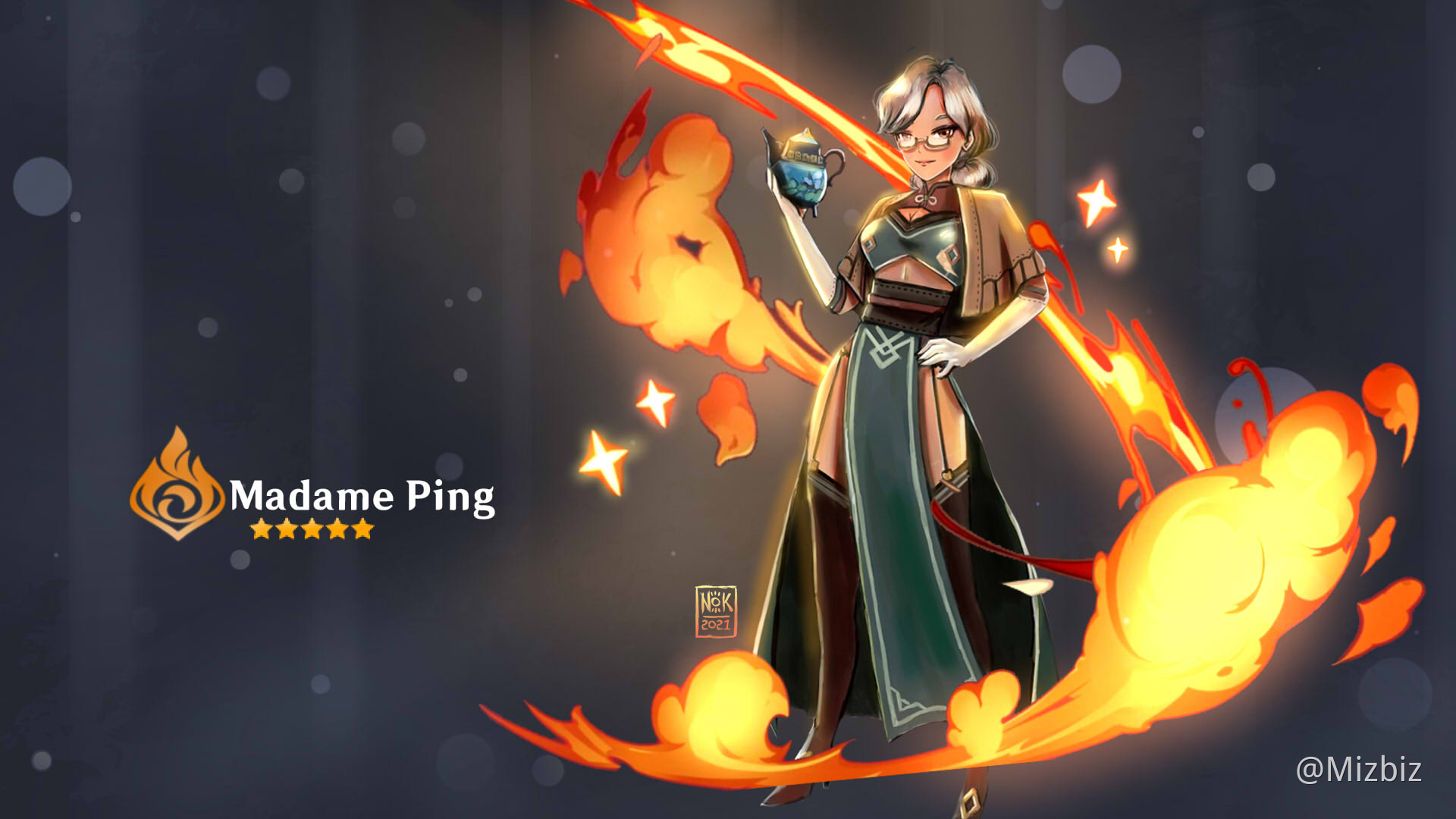 Madame Ping Younger Days Genshin Impact HoYoLAB