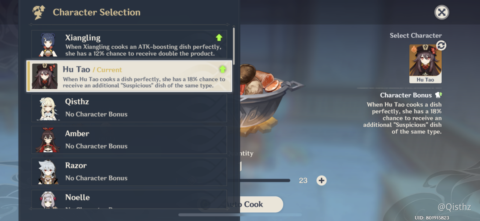 Suspicious Dish I M So Sorry Chef Hu Tao Sweetie Genshin Impact Official Community