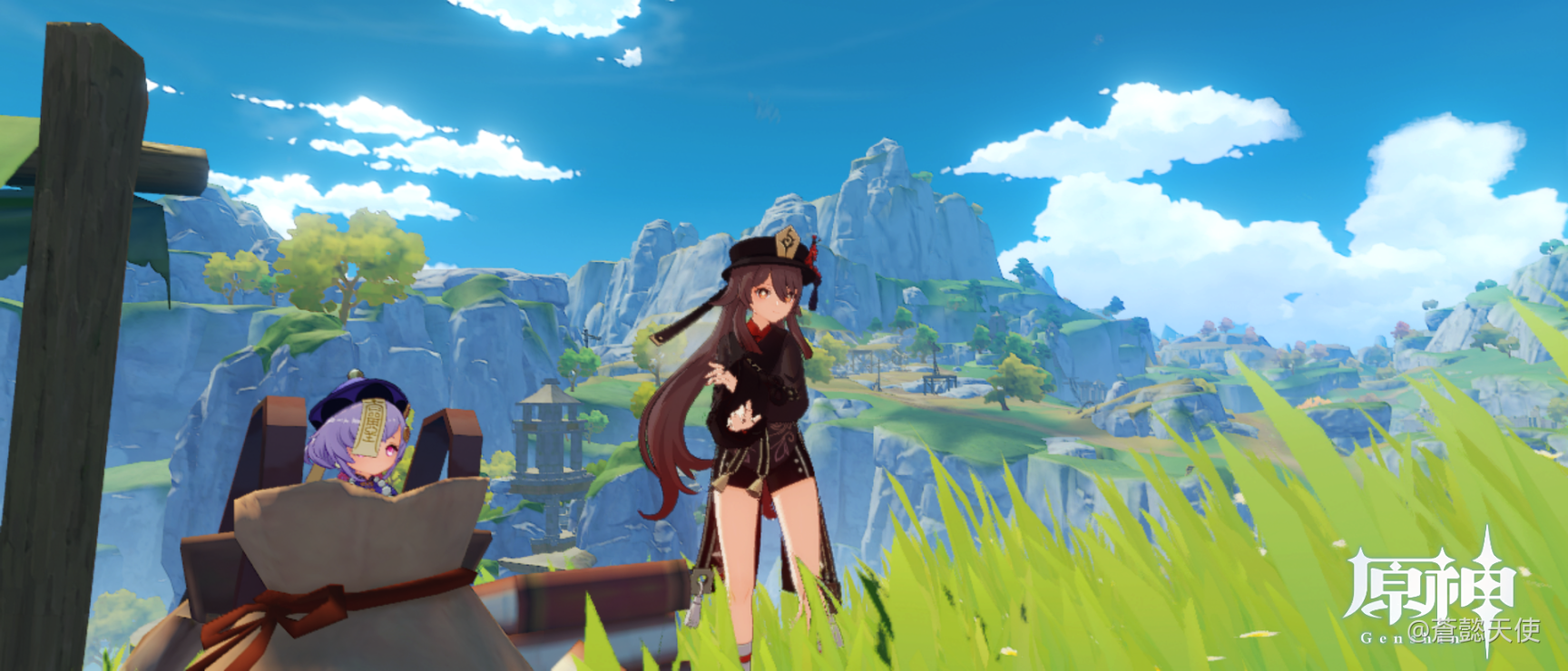 七七 七七と胡桃 はじまり 四コマ Genshin Impact Official Community