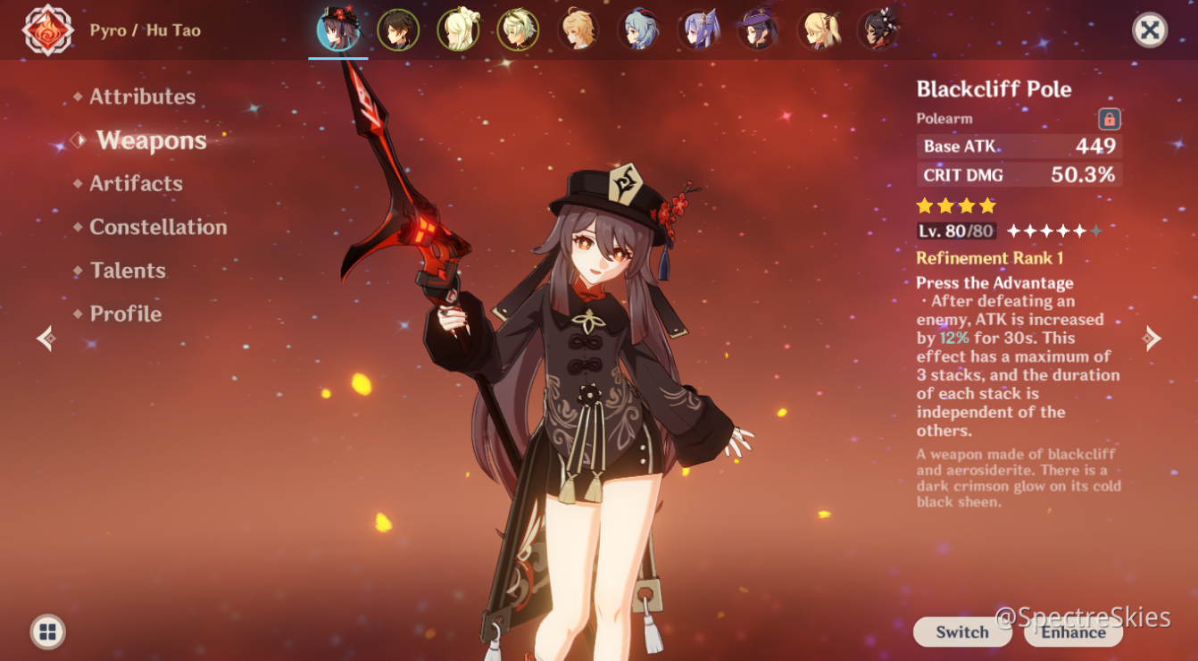 F2p Friendly Hu Tao Build Genshin Impact Official Community