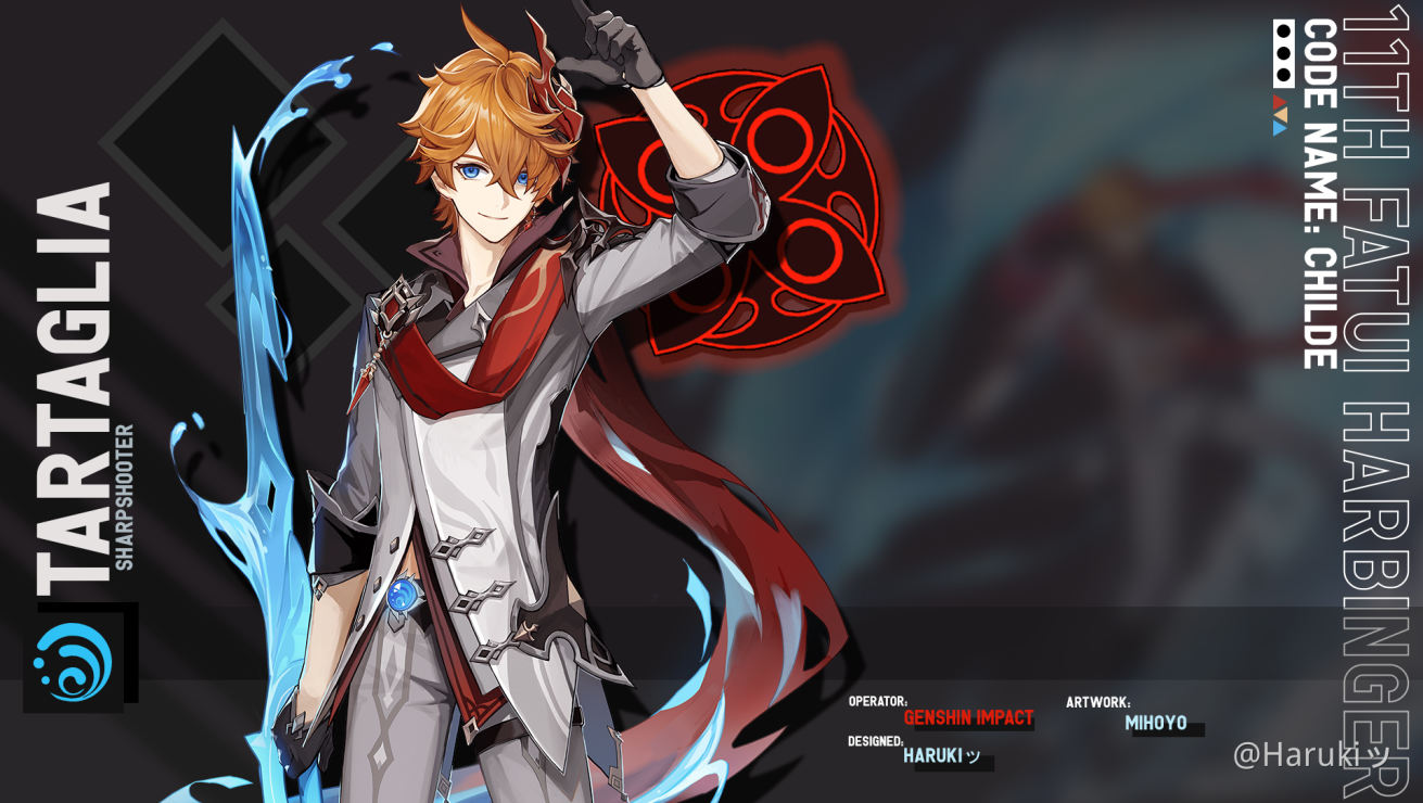 Genshin X Arknights Style Childe Wallpaper Genshin Impact Official Community Genshin X Arknights Style Childe Wallpaper Genshin Impact Official Community