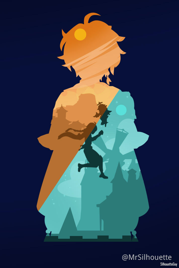 Genshin Impact Vector Fanart Aether Amber Kaeya Lisa Noelle Barbara Jean Genshin Impact Official Community